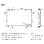 Grzejnik do LandCruiser